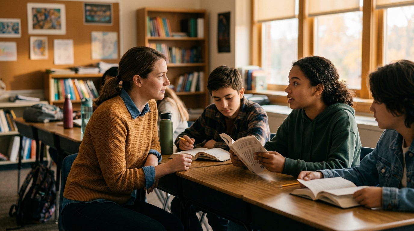 Hallway-to-Classroom Handoffs That Protect Teen Reading
