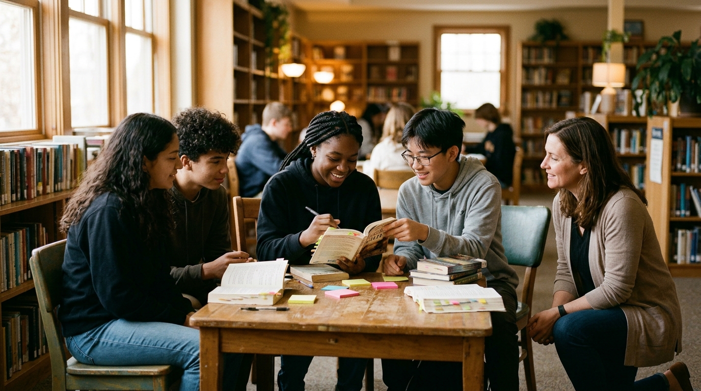 The Annotation Relay That Gets Reluctant Teens Reading Again